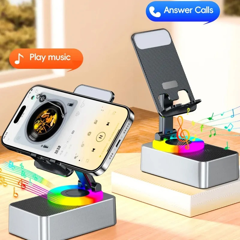 Bluetooth Speaker With Phone Holder